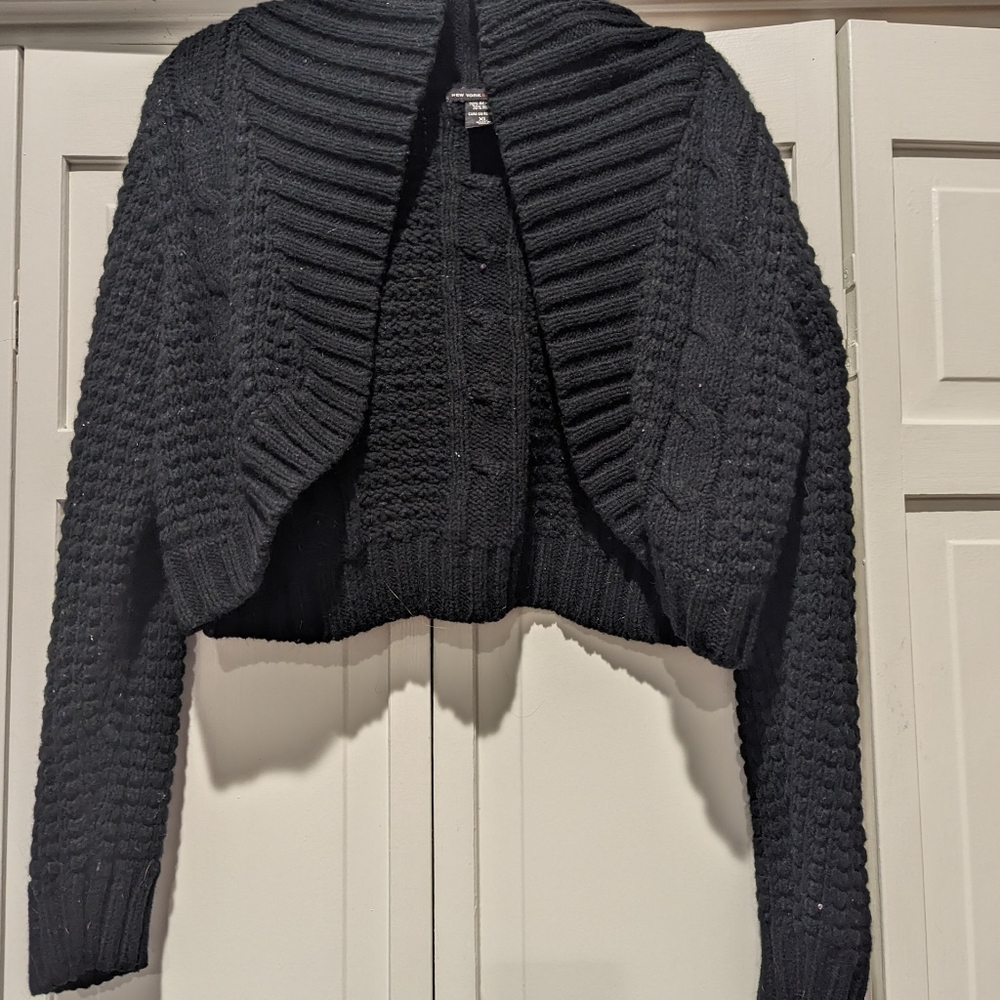 Cable Knit Bolero XL